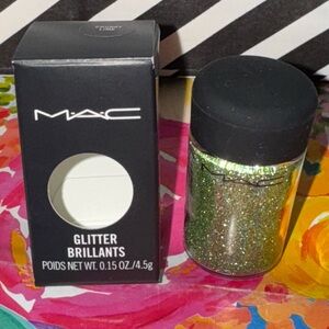 NIB NWT Full Size Authentic MAC Glitter Pigment Powder 4.5g 0.15oz Chunky Lime